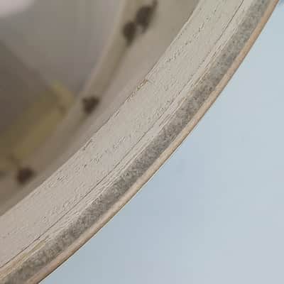 Leedy 8x14"June48 WMP 3Ply Maple/Chrome-Brass Broadway Snare Drum White Marine P image 17