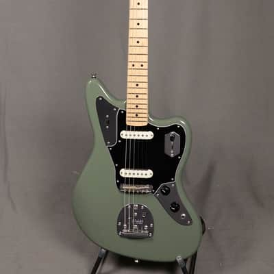 Fender American Professional Jaguar Antique olive (S/N:US17073147) (06/15) image 2