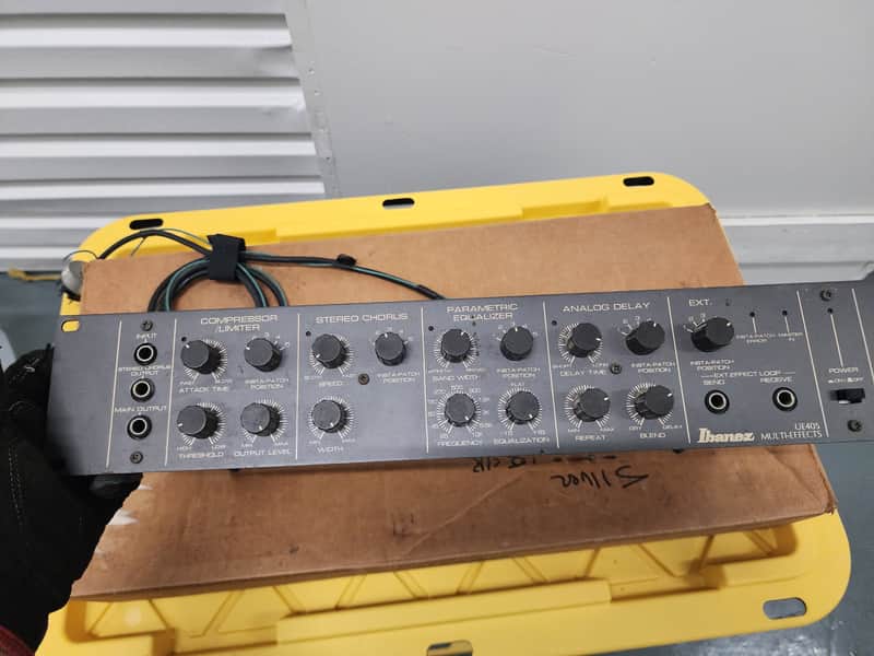 Ibanez UE400 Multi-Effects Rack with Foot Controller 1980s - Black image 1