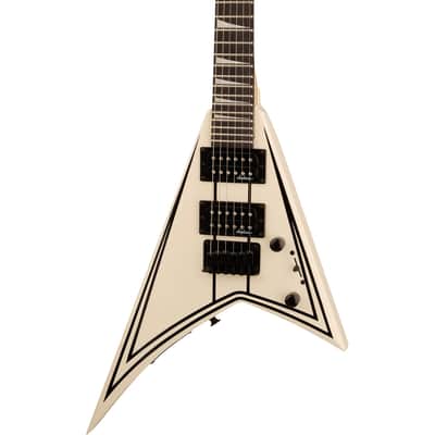 Jackson RR Minion JS1XM Electric Guitar - Snow White with Black Pinstripes image 1