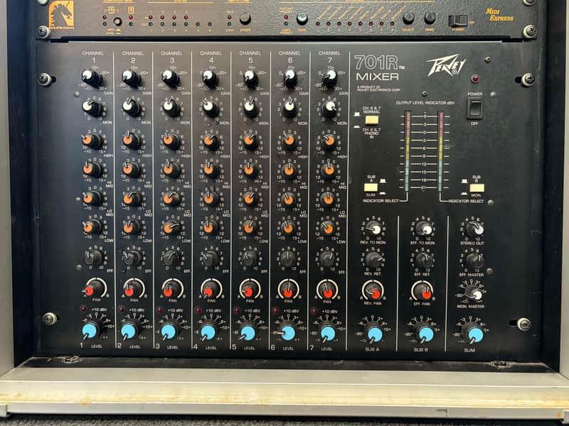 Peavey 701R Mixer 1980s - Black | Reverb
