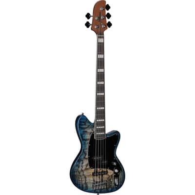 Ibanez TMB405 Talman Electric Bass, Cosmic Blue Starburst image 2