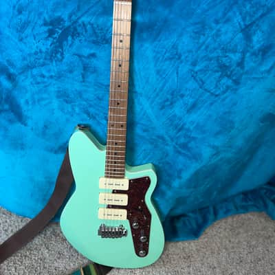 Reverend Jetstream 390 with Roasted Maple Neck 2010s - Oceanside Green image 1