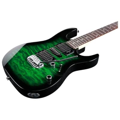Ibanez GIO Series GRX70QA - Transparent Emerald Burst image 2