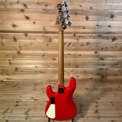 Charvel Pro-Mod San Dimas PJ IV MAH Electric Bass - Satin Ferrari Red image 5