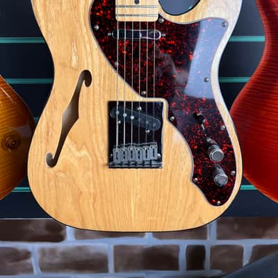 Fender Thinline Telecaster Natural 2001 Semi-Hollow Electric Guitar image 4