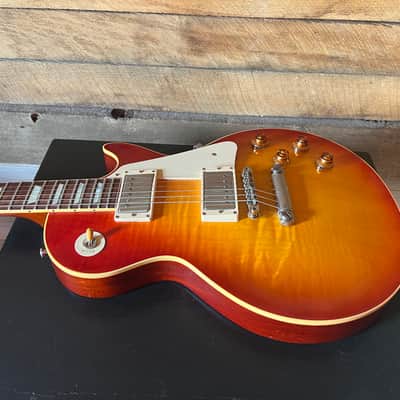 Gibson Custom Shop Les Paul 1958 Reissue Plaintop VOS 2013 Washed Cherry R8 image 7