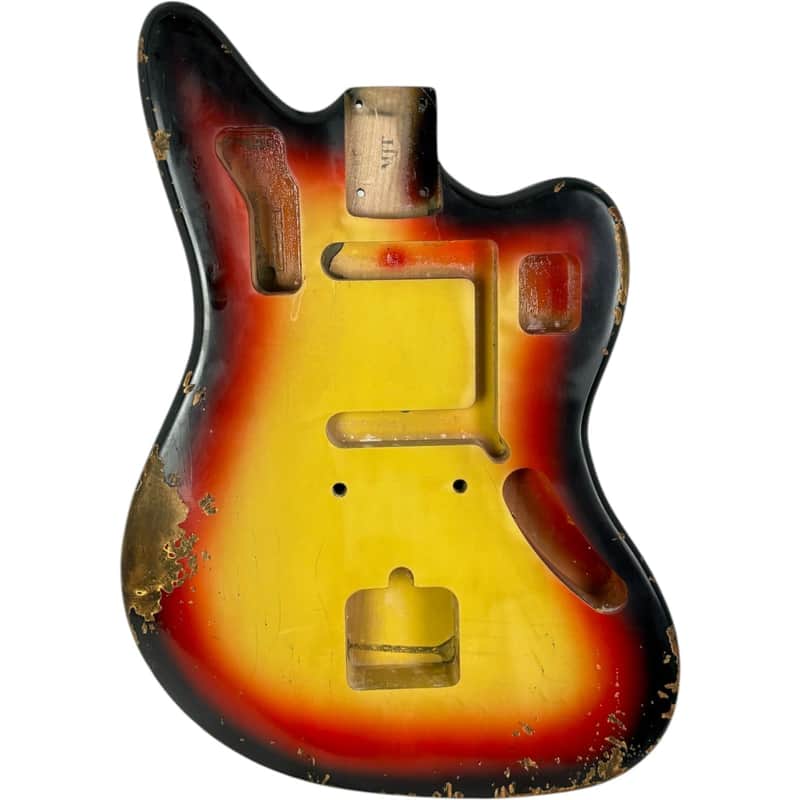 MJT Aged Relic Nitro Jaguar Body - Sunburst | Reverb Canada