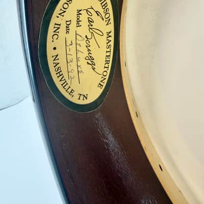 1992 Gibson Earl Scruggs Golden Deluxe 5-String Banjo, Curly Maple, Greg Rich Era image 17