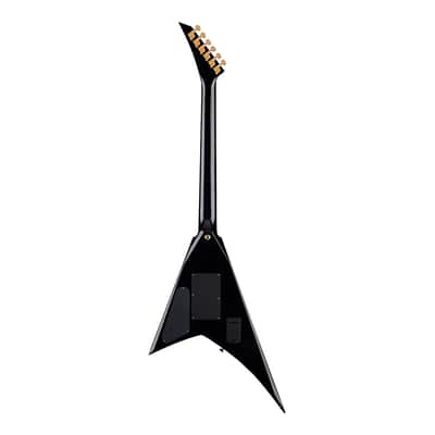 Used Jackson MJ Series Rhoads RR24MG - Black w/Yellow Pinstripes image 8