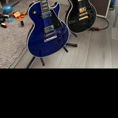 Gibson Le Paul Custom Shop 2025 - Gibson Custom Les Paul Custom AAA Quilt Top - Viper Blue Gloss, image 19