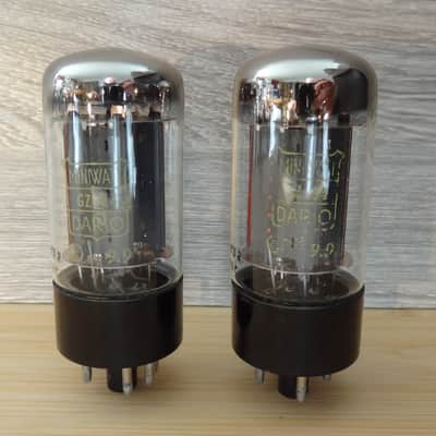Very rare 1969 "A" NOS MULLARD Blackburn GZ34 5AR4 f32 Matched pair SAME CODE ! PERFECT balance, super strong image 1