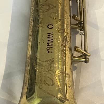 Vintage Yamaha YSS\-61 Purple Logo Soprano Saxophone, serial \#2048\. Early Japanese professional model with exceptional craftsmanship, warm tone, excellent intonation, and smooth action\. A highly collectible vintage Yamaha for players and collectors\. image 6