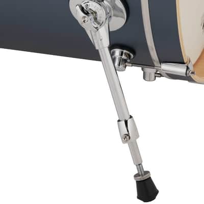 Drum Workshop DW Design Series 4-Piece Maple Shell Pack, Blue Slate w/Chrome Hardware image 6