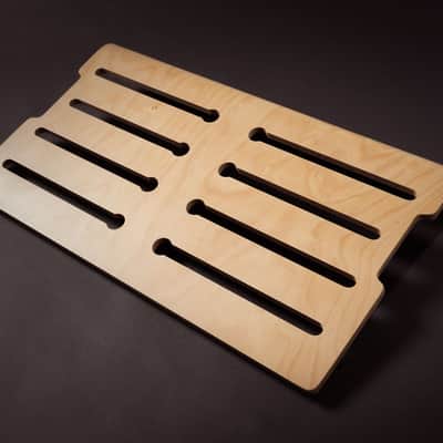 Electric Wood Company Pedalboard - 14V "The SideMan" - Beech Wood image 2