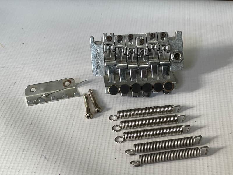 1980's Kramer Striker Guitars Chrome Floyd Rose II Licensed Tremolo Guitar Bridge image 1
