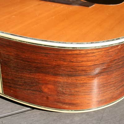 1978 Yairi YW800 B. Rosewood Jacaranda Japan Vintage - Natural+Vintage Hard Case image 15