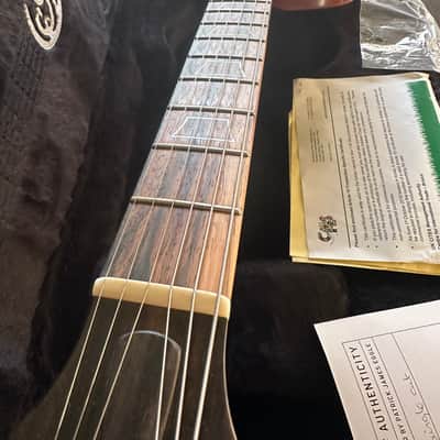 Patrick James Eggle Macon Carved Top SC - Brazilian Board - Faded Gold Burst image 4