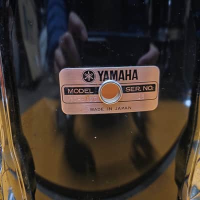 YAMAMA YD9000G Pre-Recording Custom 13×15" Rack Tom - Piano Black image 2