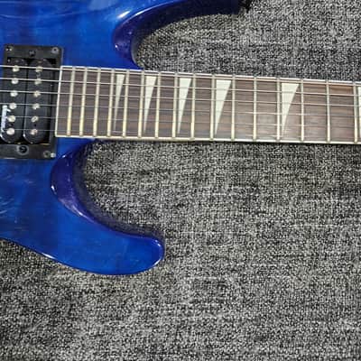 Jackson JS Series JS32TQ DKA Dinky Archtop with Rosewood Fretboard 2015 - 2018 - Transparent Blue image 4