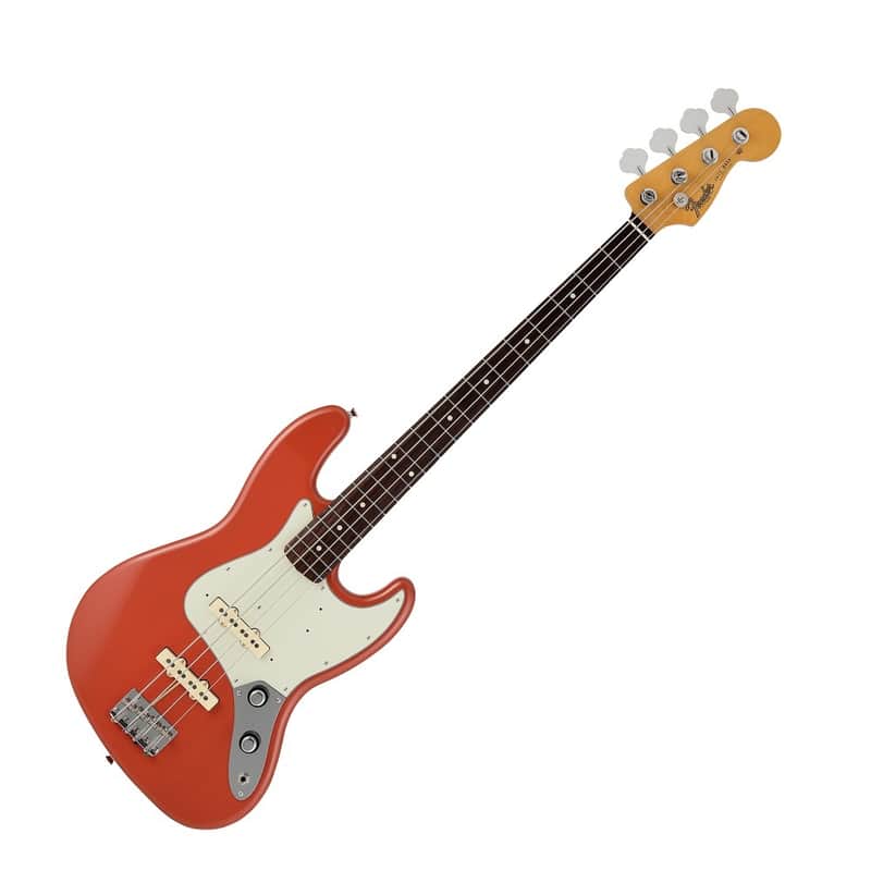 Fender Japan Tomomi Signature Jazz Bass 2023 Clear Fiesta Red | Reverb