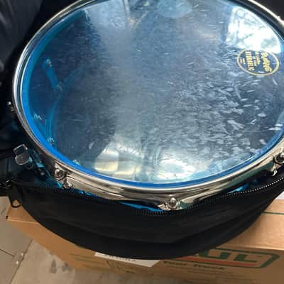 Ludwig Blue Vistalite 1978 - 7 pieces + 5 cymbals, stands, 4 mics image 2
