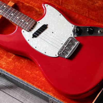 Fender Musicmaster II Dokata Red 1965 L series Brazilian board image 3