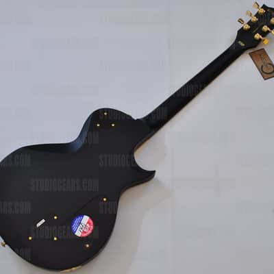 ESP LTD Deluxe EC-1000 VB Vintage Black Lefty Guitar B-Stock image 9