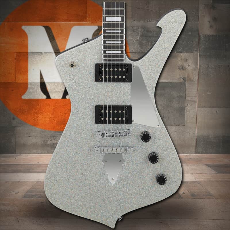 Ibanez Paul Stanley Signature 6 String Electric Guitar - Silver Sparkle (PS60SSL) image 1
