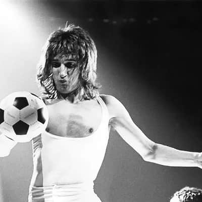 Rod Stewart Tour Artifacts and Signed Soccer Ball. image 2