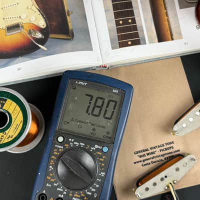 GVT “ NOS Wire “ Handwound Pickups for Stratocaster ®️ Original Pre CBS  1955 Magnet Wire Ltd. Ed. Anaconda Heavy formvar 1964 - Set No02 image 10