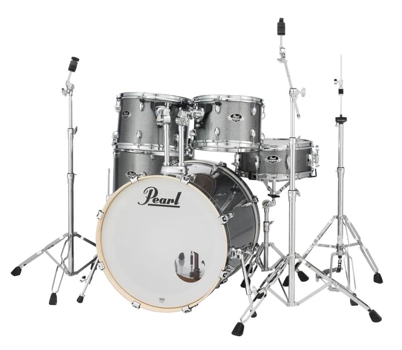 Pearl Export 5pc Drum Set w/830 Series Hardware Pack - Grindstone Sparkle EXX725S/C717 image 1