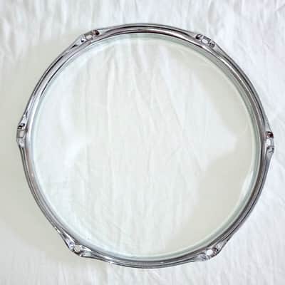 DW DRUM HOOP 12-IN DIAMETER 6 LUG HOLE PATTERN-CHROME-SHIPS FREE TO C-USA! image 4