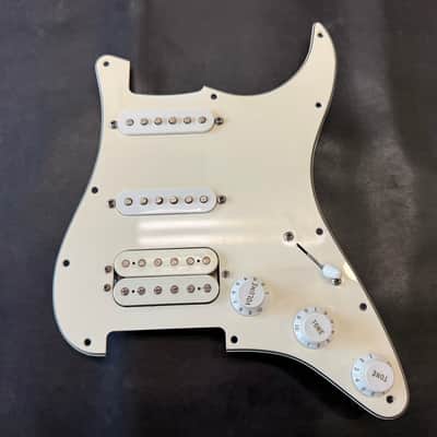Fender HSS Stratocaster Loaded 3-ply pickguard - MIM- Parchment- ready to drop in! #4 image 1