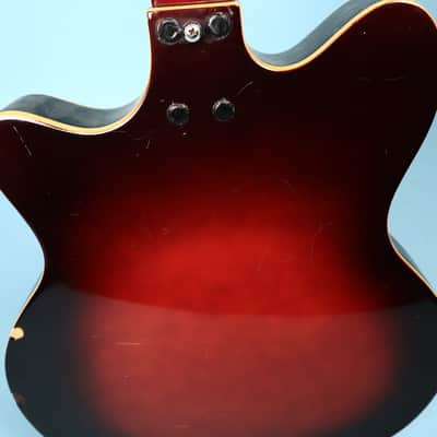 Vintage 1960's Bruno Royal Artist Hollow Body Bass Guitar image 15