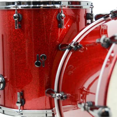 Sonor SQ2 3pc Drum Kit "Red Sparkle" image 2