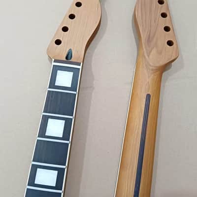 Roasted Maple Tele Style Guitar Neck, Rosewood Fingerboard 22 Frets image 2