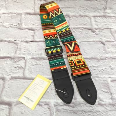 Kamany Mayan Pattern Guitar Strap image 5