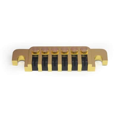 Gold Vintage TP6 Guitar LP Style Tailpiece Bridge image 4