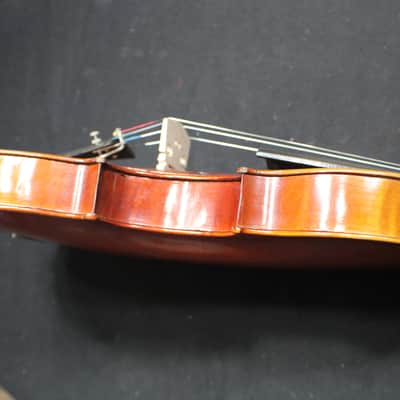 A Beautiful Antique U.S.A. Made Antonius Stradivarius Full Size 4/4 Violin, Bow & Case Ready to Play # 13 V image 8