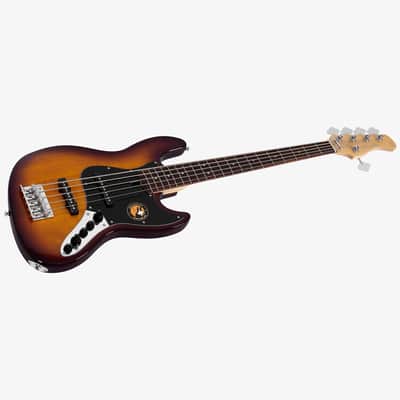 Sire Marcus Miller V3 2nd Generation Bass Guitar, 5-String, Tobacco Sunburst image 3