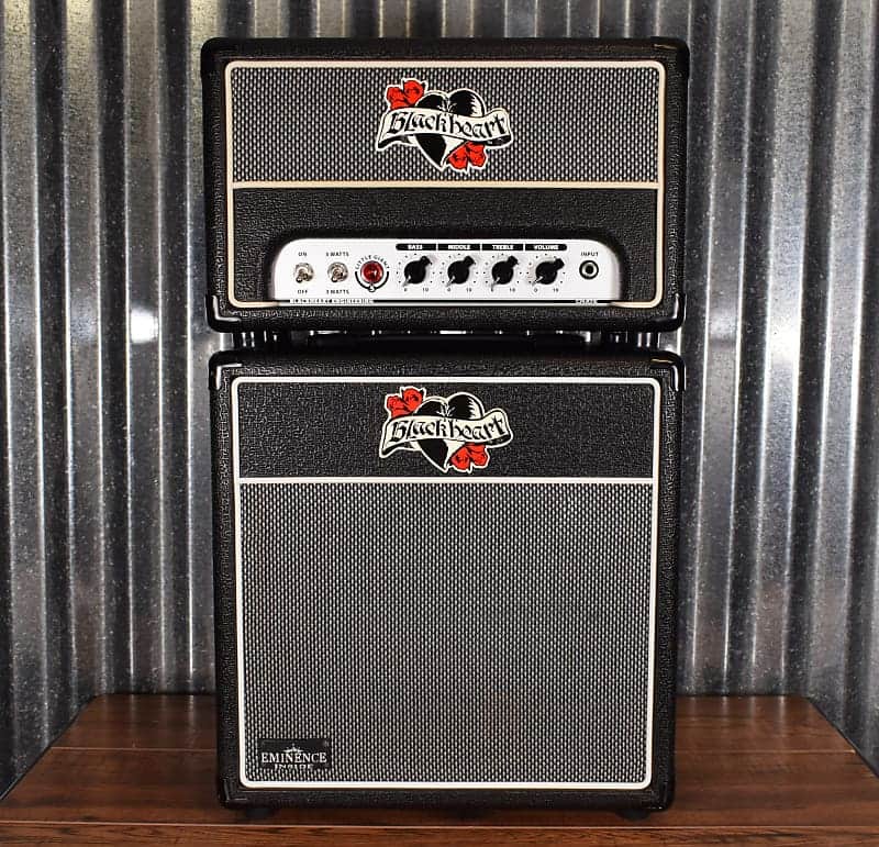 Blackheart BH-5 Little Giant 5-Watt 1x10" Guitar Amp Half Stack image 1