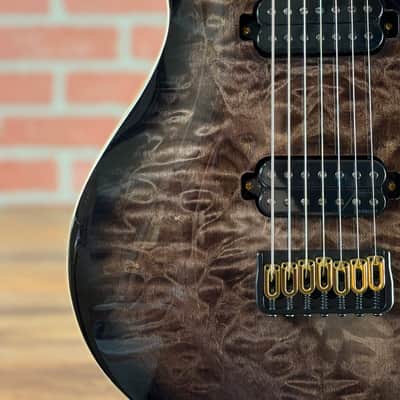 ESP LTD Javier Reyes JR-7 7-string Electric Guitar - Faded Blue Sunburst image 4