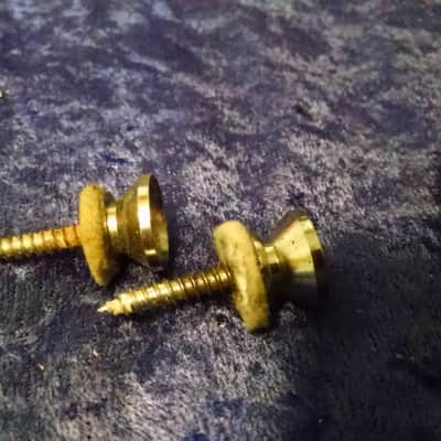 1990s Mighty Mite Chrome Strap buttons w/pads image 2