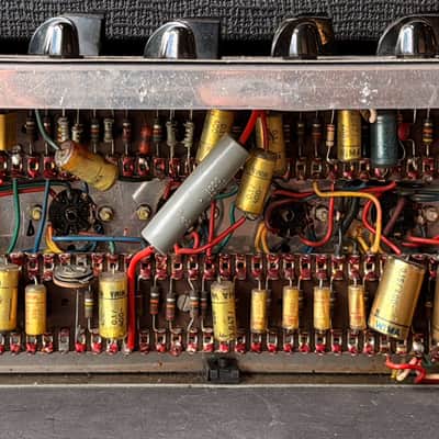 1960s Vox AC30 N Normal Super Twin Head w/ 2x12 Cabinet image 8