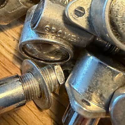 1950s Grover Rotomatic Tuners 3x3 Pat Pend USA - Nickel image 3