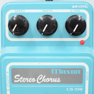 Maxon CS-550 Stereo Chorus Made in Japan Guitar Effect Pedal 108VSC010 image 3