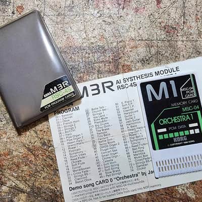korg M1 memory card MSC-04