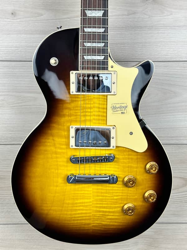 Heritage Standard Collection H-150 Electric Guitar with Case, Original Sunburst image 1