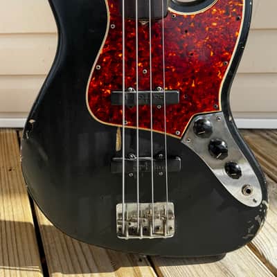 1964 Fender Jazz bass pre-CBS - black image 4